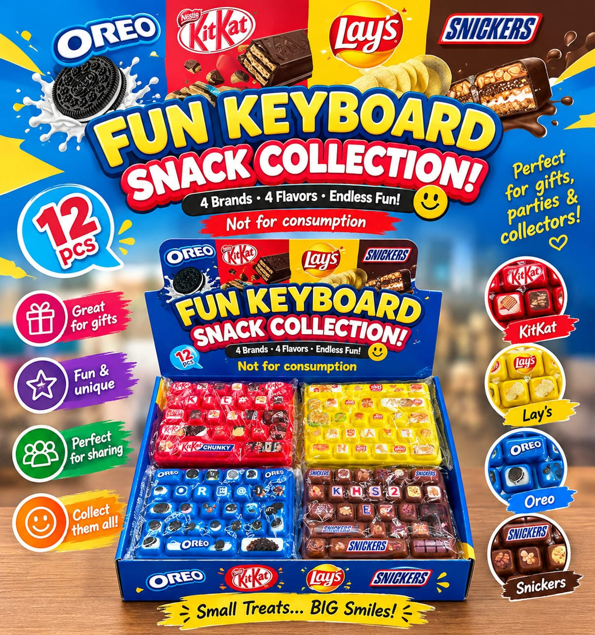 Slow Rise Snack Keyboard