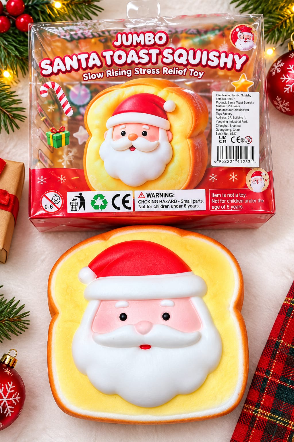 Jumbo Santa Toast